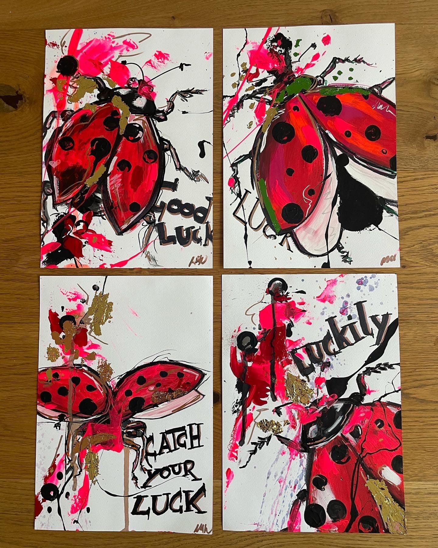 Ladybug Print Set