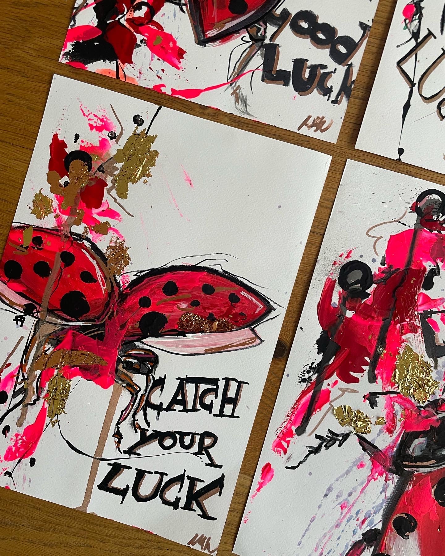 Ladybug Print Set